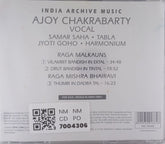 Ajoy Chakrabarty - Raga Malkauns (CD)